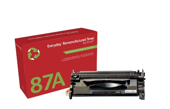 Picture of Everyday ™ Mono Remanufactured Toner by Xerox compatible with HP 87A (CF287A), Standard capacity