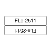 Picture of Brother FLE2511 label-making tape Black on white