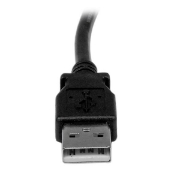 Picture of StarTech.com 1m USB 2.0 A to Left Angle B Cable - M/M