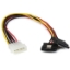 Afbeeldingen van StarTech.com 30cm LP4 naar 2x Vergrendelbare Y-adapter Splitterkabel SATA Voeding 4-pin Molex naar 2x SATA