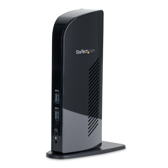 Picture of StarTech.com Dual Monitor USB 3.0 Docking Station with HDMI - DVI - 6 x USB Ports~Dual Monitor USB 3.0 Laptop Docking Station with HDMI & DVI/VGA, 6x USB-A Hub, GbE, Audio, Universal Type-A Dock - Windows/macOS/ChromeOS