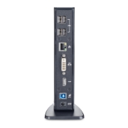 Picture of StarTech.com Dual Monitor USB 3.0 Docking Station with HDMI - DVI - 6 x USB Ports~Dual Monitor USB 3.0 Laptop Docking Station with HDMI & DVI/VGA, 6x USB-A Hub, GbE, Audio, Universal Type-A Dock - Windows/macOS/ChromeOS