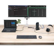 Picture of StarTech.com Dual Monitor USB 3.0 Docking Station with HDMI - DVI - 6 x USB Ports~Dual Monitor USB 3.0 Laptop Docking Station with HDMI & DVI/VGA, 6x USB-A Hub, GbE, Audio, Universal Type-A Dock - Windows/macOS/ChromeOS