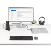 Picture of StarTech.com Dual Monitor USB 3.0 Docking Station with HDMI - DVI - 6 x USB Ports~Dual Monitor USB 3.0 Laptop Docking Station with HDMI & DVI/VGA, 6x USB-A Hub, GbE, Audio, Universal Type-A Dock - Windows/macOS/ChromeOS