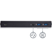 Picture of StarTech.com Dual-Monitor USB 3.0 Docking Station with DVI and Vertical Stand