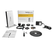 Picture of StarTech.com Dual-Monitor USB 3.0 Docking Station with DVI and Vertical Stand