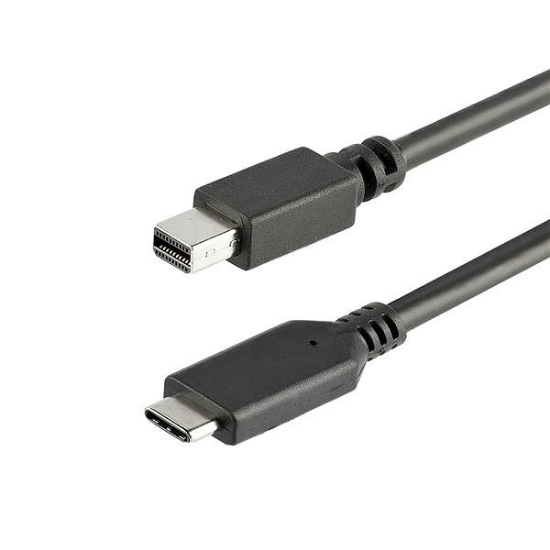 Picture of StarTech.com 1 m (3.3 ft.) USB-C to Mini DisplayPort Cable - 4K 60Hz - Black