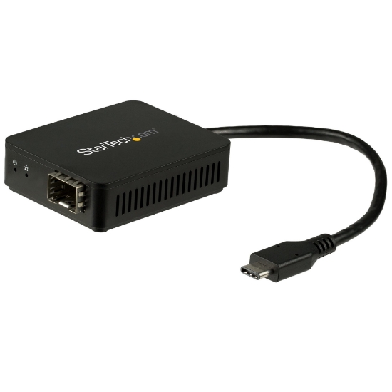 Picture of StarTech.com USB-C to Fiber Optic Converter - Open SFP