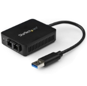 Picture of StarTech.com USB 3.0 to Fiber Optic Converter - 1000Base-SX SC