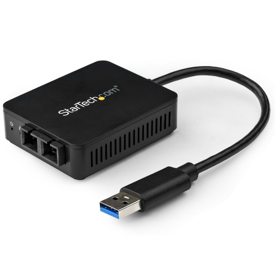 Picture of StarTech.com USB 3.0 to Fiber Optic Converter - 1000Base-SX SC