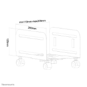 Picture of Neomounts CPU-M100BLACK CPU holder - max 10 kg - universal