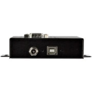 Picture of StarTech.com 4 Port Serial Hub USB to RS232/RS485/RS422 Adapter - Industrial USB 2.0 to DB9 Serial Converter Hub - IP30 Rated - Din Rail Mountable Metal Serial Hub - 15kV ESD Protection