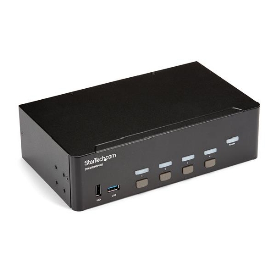 Picture of StarTech.com 4 Port HDMI KVM Switch - 4K 30Hz - Dual Display