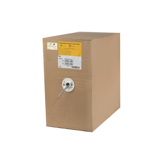 Picture of StarTech.com Bulk Cat6 Ethernet Cable - 1000 ft. - Stranded - CM-Rated for In-Wall Use - Gray
