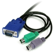 Picture of StarTech.com 6 ft 3-in-1 Ultra Thin PS/2 KVM Cable