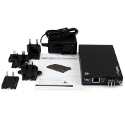 Picture of StarTech.com Gigabit Ethernet Copper-to-Fiber Media Converter - SM LC - 10 km