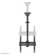 Picture of Neomounts NM-C440DBLACK Dual monitor/TV mount ceiling 32-60" - h 56-91 cm