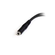 Picture of StarTech.com 3.5mm 4 Position to 2x 3 Position 3.5mm Headset Splitter Adapter - F/M