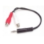 Picture of StarTech.com 6in Stereo Audio Cable - 3.5mm Male to 2x RCA Female
