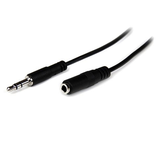 Picture of StarTech.com 2m Slim 3.5mm Stereo Extension Audio Cable - M/F