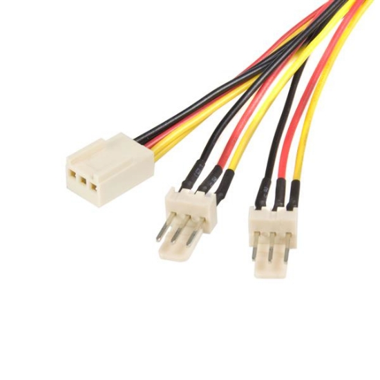 Picture of StarTech.com 12in TX3 Fan Power Splitter Cable