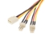 Picture of StarTech.com 12in TX3 Fan Power Splitter Cable