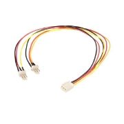 Picture of StarTech.com 12in TX3 Fan Power Splitter Cable
