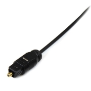 Picture of StarTech.com 15 ft Thin Toslink Digital Optical SPDIF Audio Cable