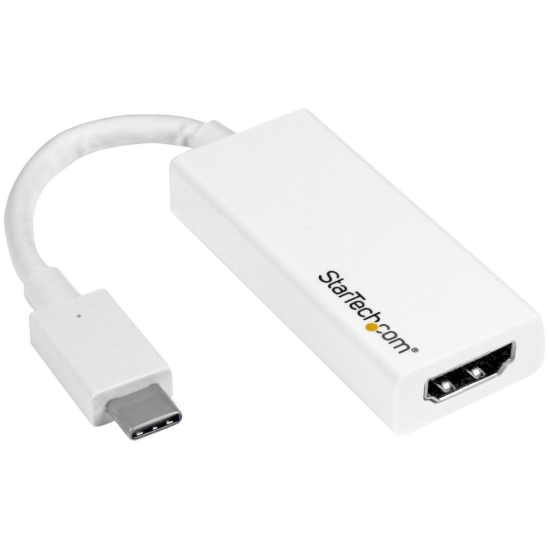 Picture of StarTech.com USB-C to HDMI Adapter with 4K 30Hz - White