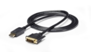 Picture of StarTech.com 6ft (1.8m) DisplayPort to DVI Cable, DisplayPort to DVI Adapter Cable, Passive DP to DVI-D Video Converter, 1080p - Replacement for DP2DVIMM6