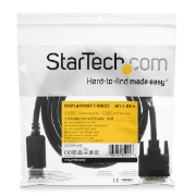 Picture of StarTech.com 6ft (1.8m) DisplayPort to DVI Cable, DisplayPort to DVI Adapter Cable, Passive DP to DVI-D Video Converter, 1080p - Replacement for DP2DVIMM6