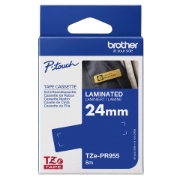 Picture of Brother TZE-PR955 label-making tape White on silver