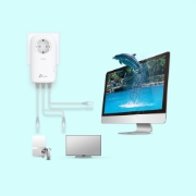 Picture of TP-Link TL-PA8033P KIT PowerLine network adapter 1300 Mbit/s Ethernet LAN White 2 pc(s)