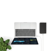 Picture of StarTech.com Thunderbolt 3 Cable - 20Gbps - 2m - White - Thunderbolt, USB, and DisplayPort Compatible