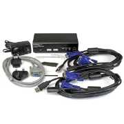 Picture of StarTech.com 2 Port USB VGA KVM Switch with DDM Fast Switching Technology and Cables