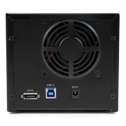 Picture of StarTech.com USB 3.0 / eSATA Dual-Bay Trayless 3.5” SATA III Hard Drive Enclosure with UASP - 2-Bay SATA 6 Gbps Hot-Swap HDD Enclosure