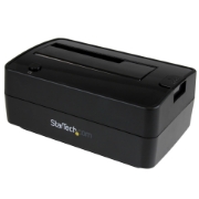 Picture of StarTech.com Single Bay USB 3.1 / eSATA to SATA Hard Drive Docking Station, USB 3.1 (10 Gbps) Hard Drive Dock, External 2.5/3.5" SATA III HDD/SSD Docking Station, Top-Loading Hard Drive Bay