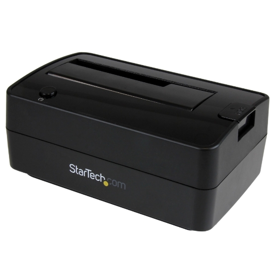Picture of StarTech.com Single Bay USB 3.1 / eSATA to SATA Hard Drive Docking Station, USB 3.1 (10 Gbps) Hard Drive Dock, External 2.5/3.5" SATA III HDD/SSD Docking Station, Top-Loading Hard Drive Bay