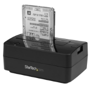 Picture of StarTech.com Single Bay USB 3.1 / eSATA to SATA Hard Drive Docking Station, USB 3.1 (10 Gbps) Hard Drive Dock, External 2.5/3.5" SATA III HDD/SSD Docking Station, Top-Loading Hard Drive Bay