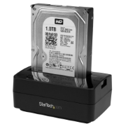 Picture of StarTech.com Single Bay USB 3.1 / eSATA to SATA Hard Drive Docking Station, USB 3.1 (10 Gbps) Hard Drive Dock, External 2.5/3.5" SATA III HDD/SSD Docking Station, Top-Loading Hard Drive Bay