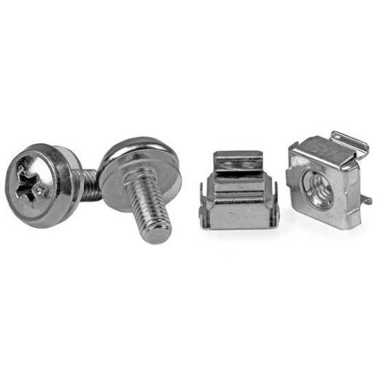 Picture of StarTech.com 50 Pkg M5 Mounting Screws and Cage Nuts for Server Rack Cabinet