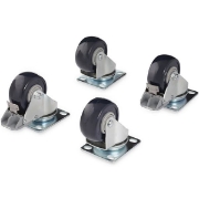 Picture of StarTech.com Caster Kit for Open Frame Rack - 4POSTRACK