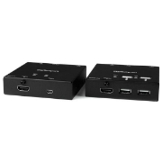 Picture of StarTech.com HDMI over CAT6 Extender with 4-port USB Hub - 165 ft (50m) - 1080p