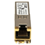Picture of StarTech.com Cisco Meraki MA-SFP-1GB-TX Compatible SFP Module - 1000BASE-T - SFP to RJ45 Cat6/Cat5e - 10/100/1000 Mbps - RJ-45 100m - Cisco Meraki MS225, MX400, MS250