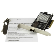 Picture of StarTech.com 1-Port 10G Open SFP+ Network Card - PCIe - Intel Chip - MM/SM