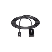 Picture of StarTech.com 6ft (2m) USB C to HDMI Cable - 4K 60Hz USB Type C to HDMI 2.0 Video Adapter Cable - Thunderbolt 3 Compatible - Laptop to HDMI Monitor/Display - DP 1.2 Alt Mode HBR2 - Black