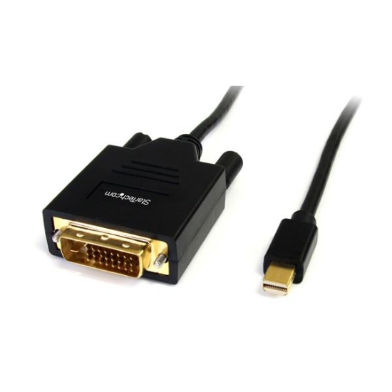 Picture of StarTech.com 6ft (1.8m) Mini DisplayPort to DVI Cable - Mini DP to DVI Adapter Cable - 1080p Video - Passive mDP to DVI-D Single Link, mDP or Thunderbolt 1/2 Mac/PC to DVI Monitor/Display