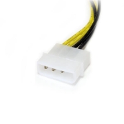 Picture of StarTech.com 6in LP4 to 8 Pin PCI Express Video Card Power Cable Adapter