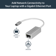 Picture of StarTech.com USB-C to Gigabit Network Adapter - Silver