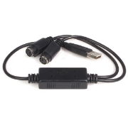 Picture of StarTech.com USB to PS/2 Adapter - Keyboard and Mouse